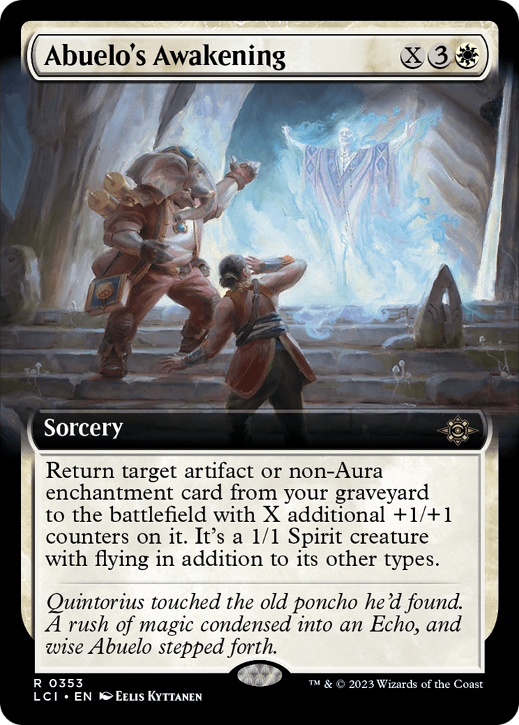 Abuelo's Awakening (Extended Art) [The Lost Caverns of Ixalan] | Game Master's Emporium (The New GME)
