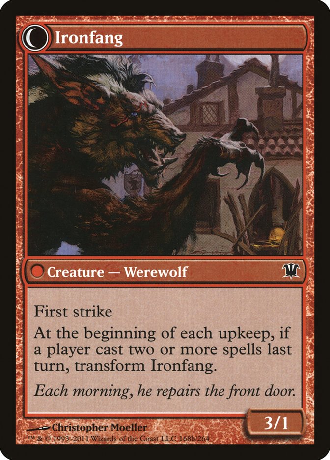 Village Ironsmith // Ironfang [Innistrad] | Game Master's Emporium (The New GME)
