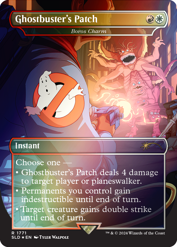 Ghostbuster's Patch - Boros Charm (Rainbow Foil) [Secret Lair Drop Series] | Game Master's Emporium (The New GME)