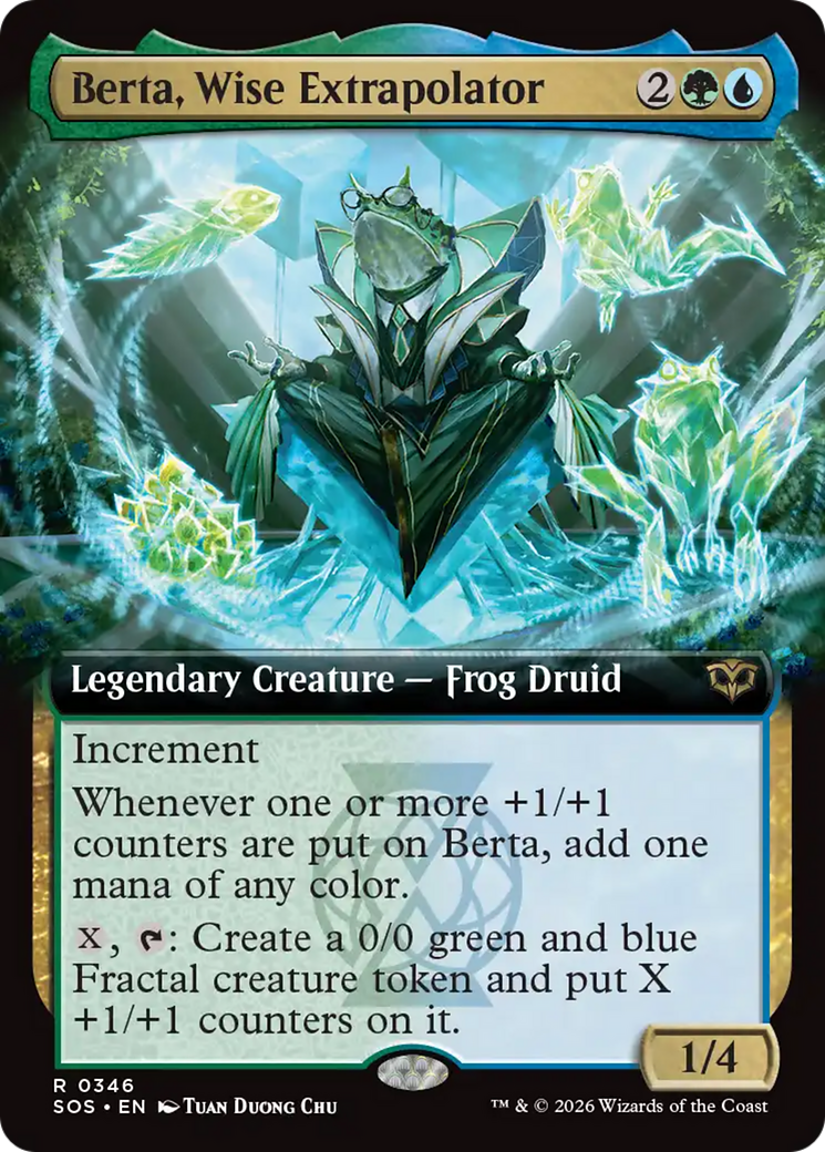 Berta, Wise Extrapolator (Extended Art) [Secrets of Strixhaven] | Game Master's Emporium (The New GME)