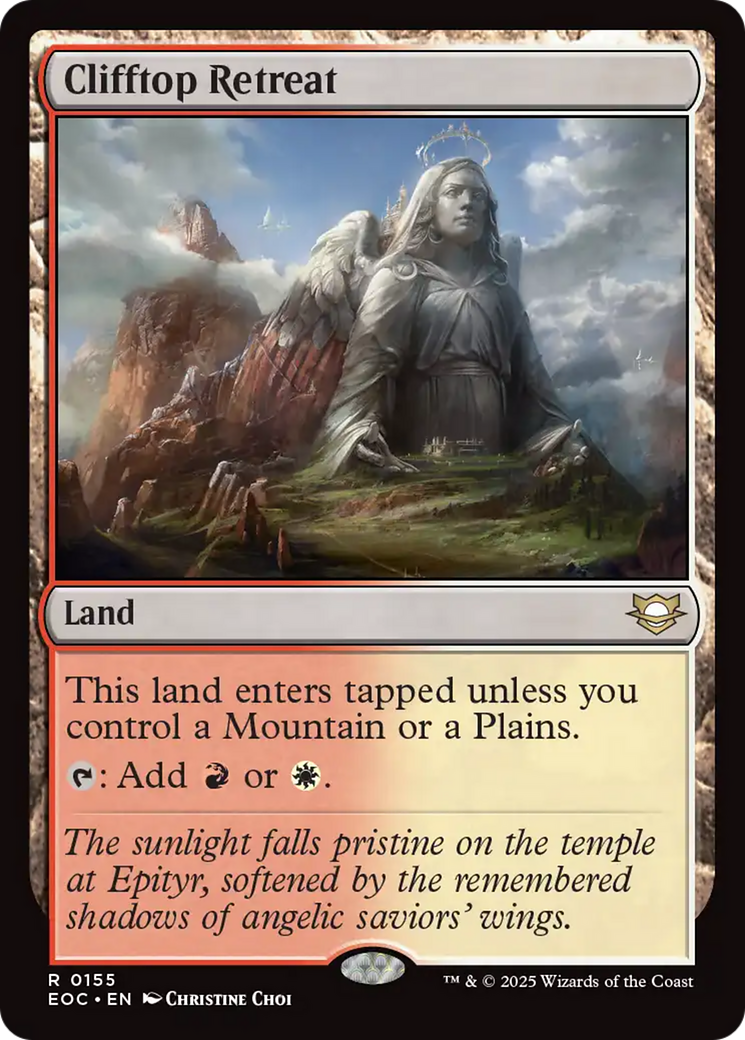 Clifftop Retreat [Edge of Eternities Commander] | Game Master's Emporium (The New GME)