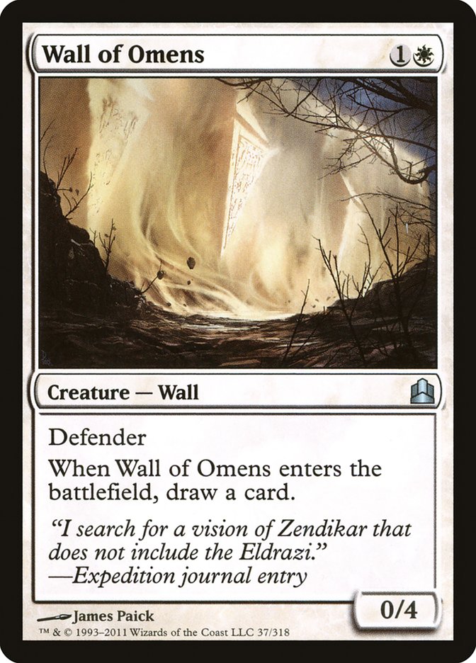 Wall of Omens [Commander 2011] | Game Master's Emporium (The New GME)