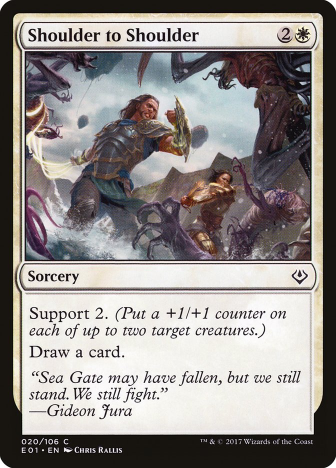 Shoulder to Shoulder [Archenemy: Nicol Bolas] | Game Master's Emporium (The New GME)