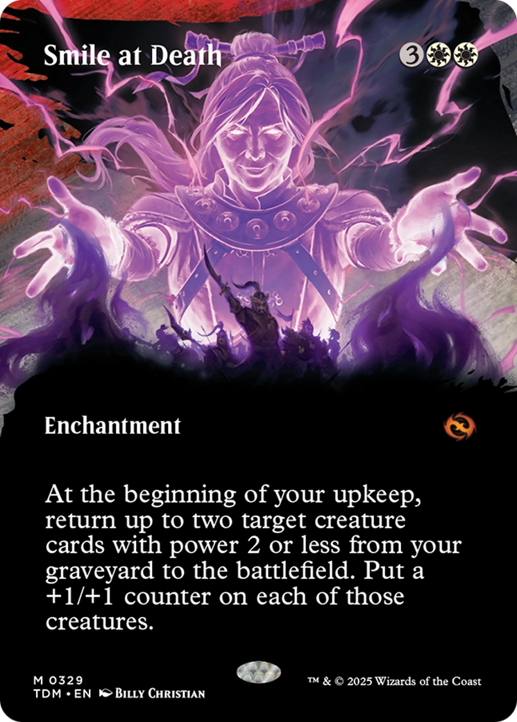 Smile at Death (Borderless) [Tarkir: Dragonstorm] | Game Master's Emporium (The New GME)