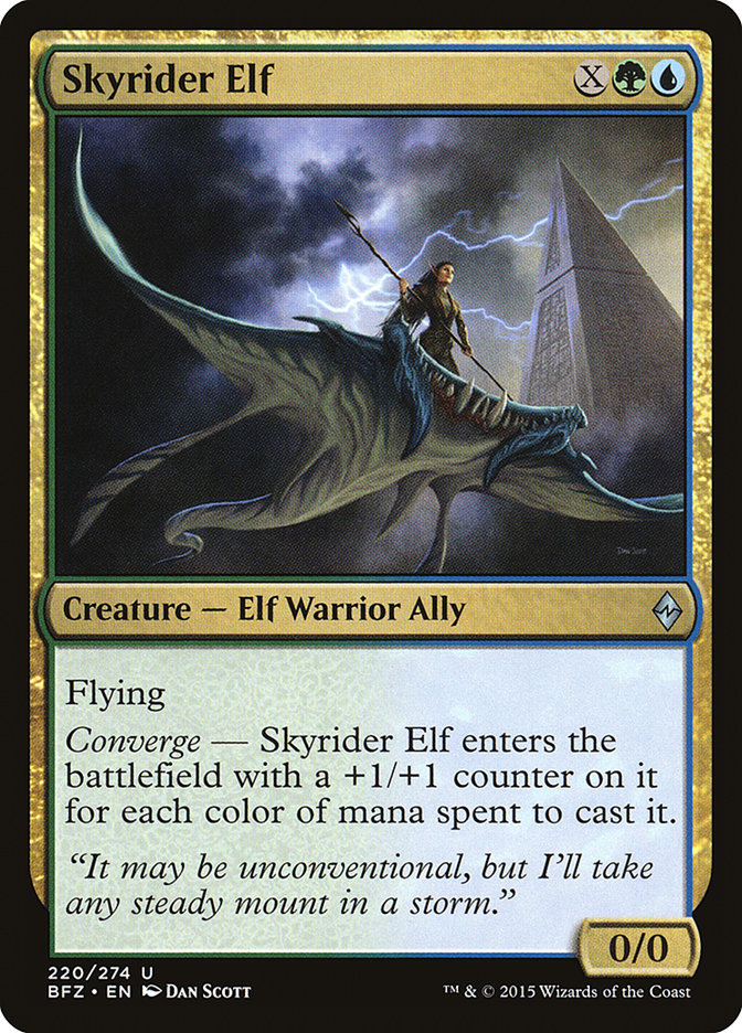 Skyrider Elf [Battle for Zendikar] | Game Master's Emporium (The New GME)