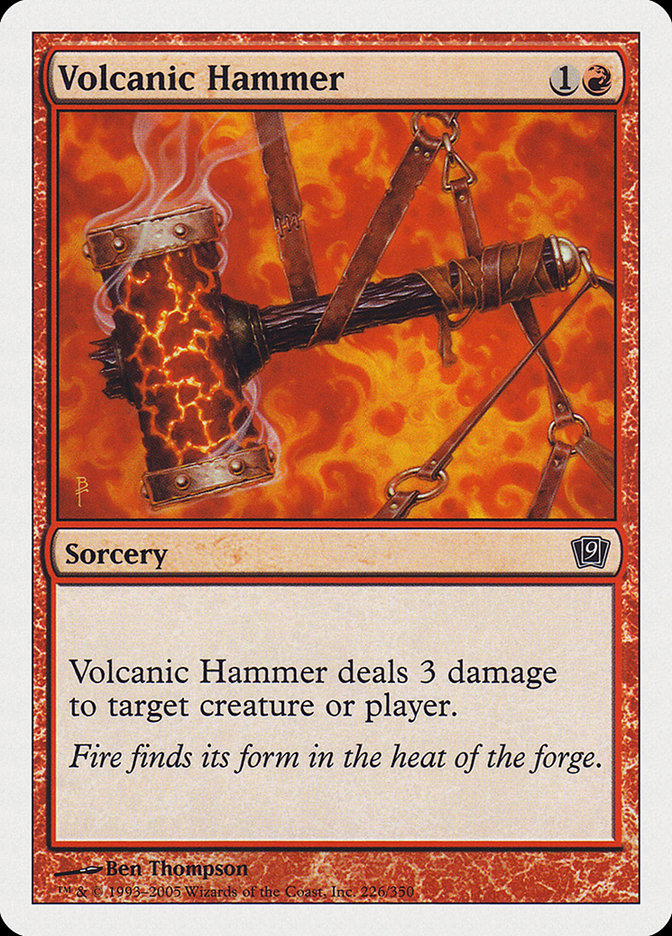 Volcanic Hammer [Ninth Edition] | Game Master's Emporium (The New GME)