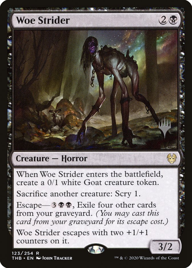 Woe Strider (Promo Pack) [Theros Beyond Death Promos] | Game Master's Emporium (The New GME)