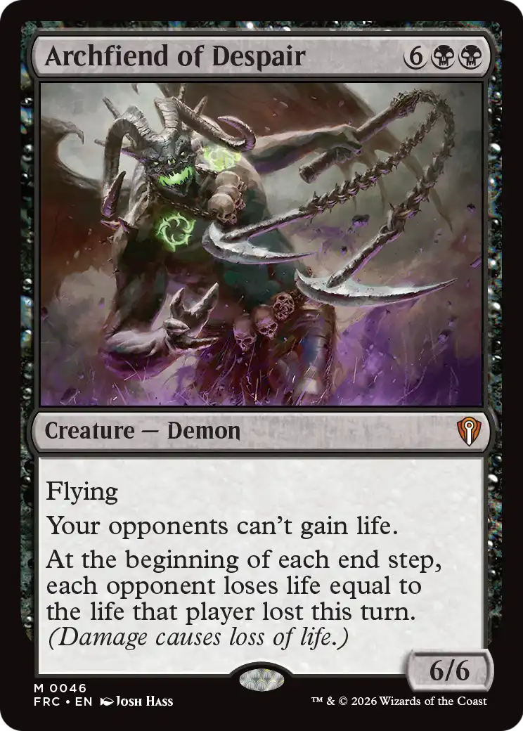 Archfiend of Despair [Reality Fracture Commander] | Game Master's Emporium (The New GME)