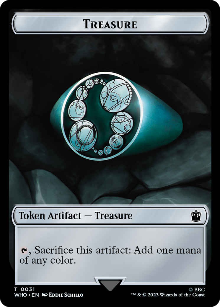 Dalek // Treasure (0031) Double-Sided Token [Doctor Who Tokens] | Game Master's Emporium (The New GME)