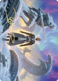 Search for Glory Art Card (Gold-Stamped Signature) [Kaldheim Art Series] | Game Master's Emporium (The New GME)
