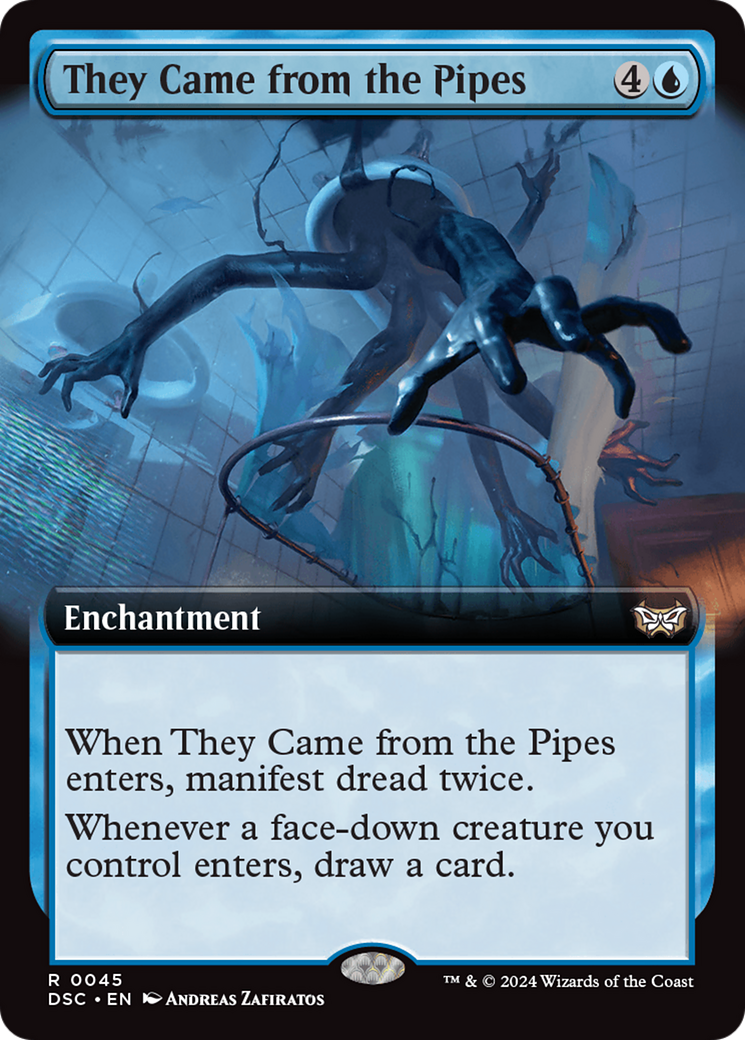 They Came from the Pipes (Extended Art) [Duskmourn: House of Horror Commander] | Game Master's Emporium (The New GME)