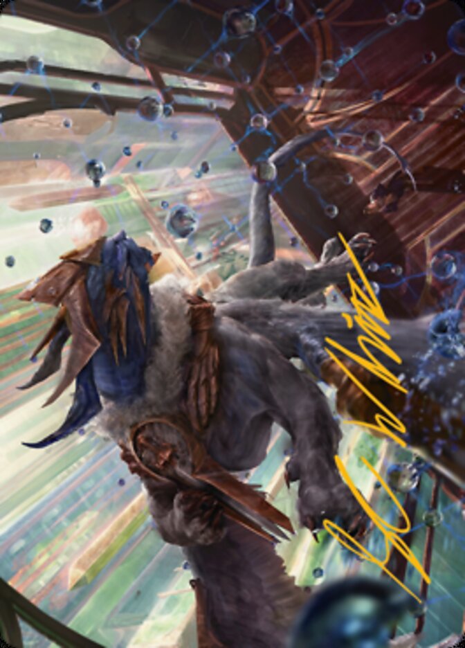 Change of Plans Art Card (Gold-Stamped Signature) [Streets of New Capenna Art Series] | Game Master's Emporium (The New GME)