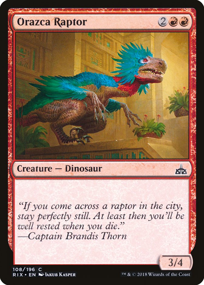 Orazca Raptor [Rivals of Ixalan] | Game Master's Emporium (The New GME)