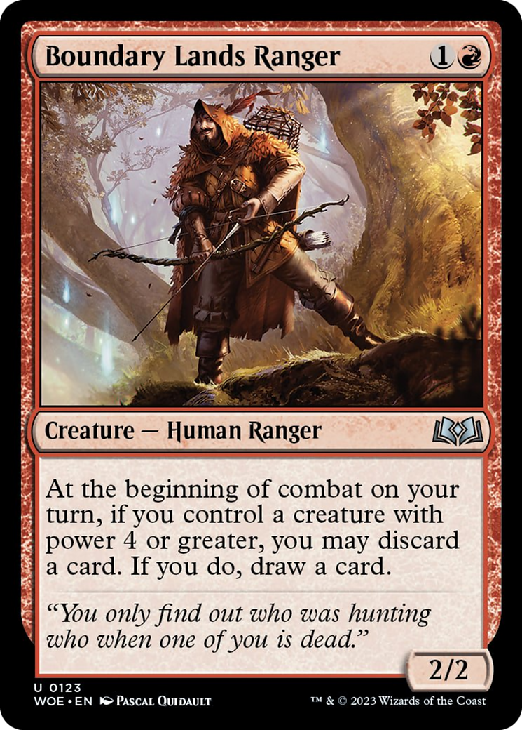 Boundary Lands Ranger [Wilds of Eldraine] | Game Master's Emporium (The New GME)
