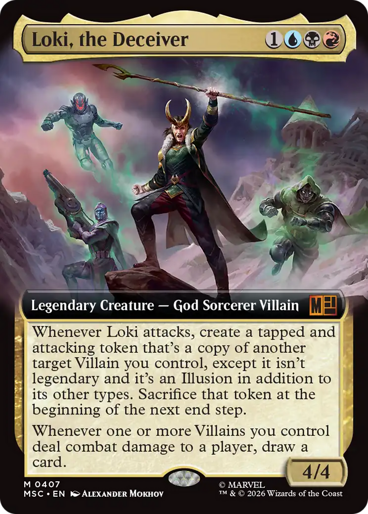 Loki, the Deceiver (Extended Art) [Marvel Super Heroes Commander] | Game Master's Emporium (The New GME)