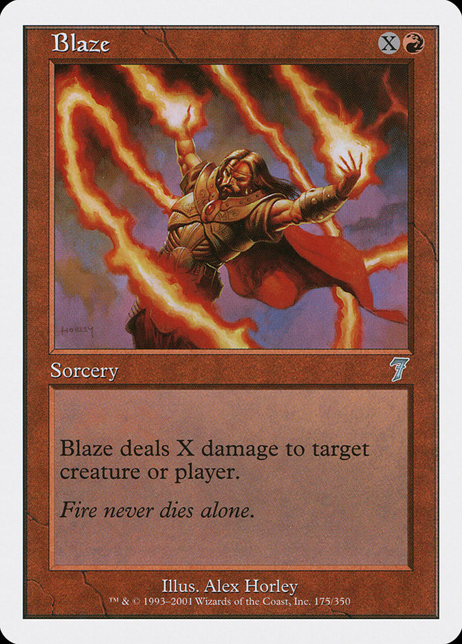 Blaze [Seventh Edition] | Game Master's Emporium (The New GME)