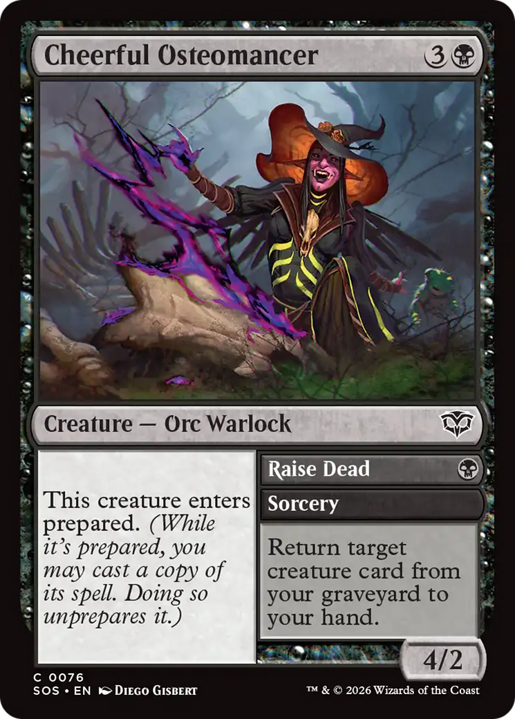 Cheerful Osteomancer [Secrets of Strixhaven] | Game Master's Emporium (The New GME)