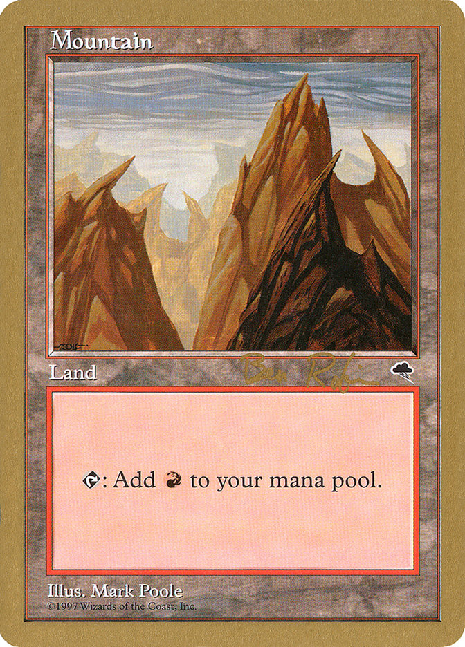 Mountain (br343) (Ben Rubin) [World Championship Decks 1998] | Game Master's Emporium (The New GME)