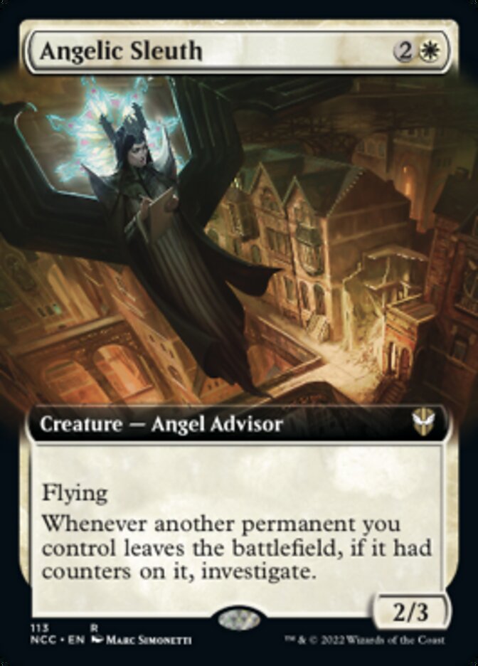 Angelic Sleuth (Extended Art) [Streets of New Capenna Commander] | Game Master's Emporium (The New GME)