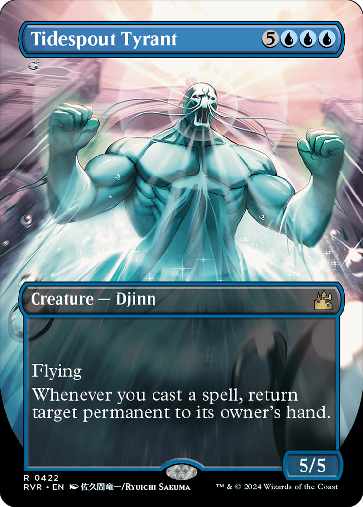 Tidespout Tyrant (Anime Borderless) [Ravnica Remastered] | Game Master's Emporium (The New GME)