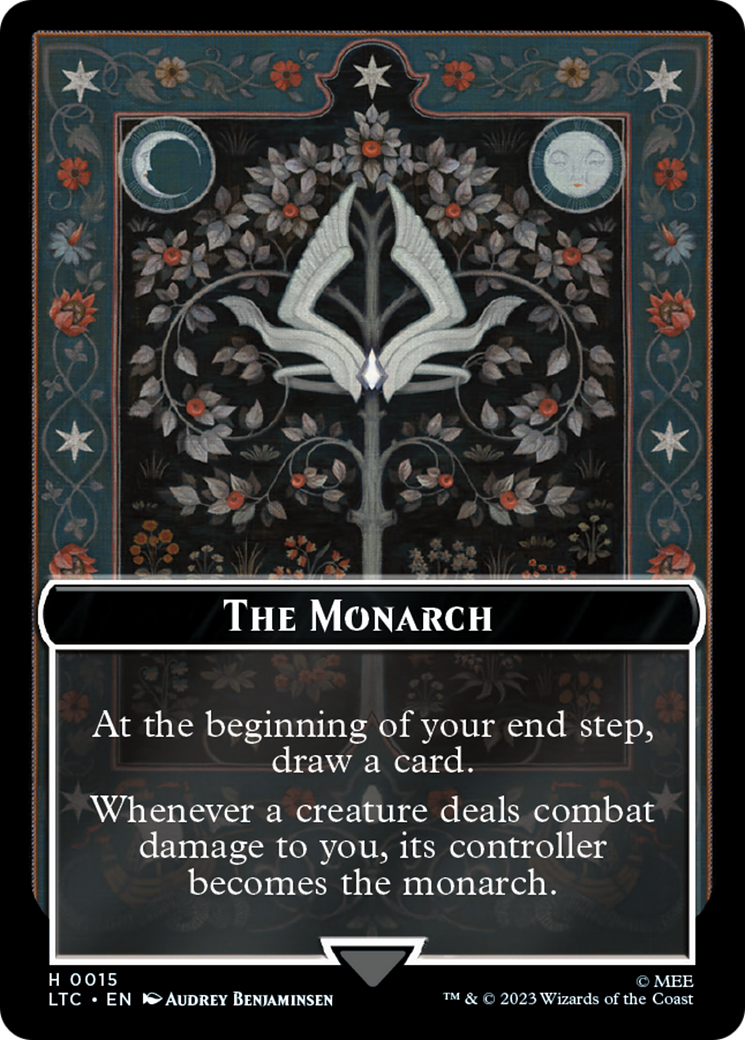 The Monarch // Treasure Double-Sided Token [The Lord of the Rings: Tales of Middle-Earth Commander Tokens] | Game Master's Emporium (The New GME)