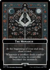 The Monarch // Treasure Double-Sided Token [The Lord of the Rings: Tales of Middle-Earth Commander Tokens] | Game Master's Emporium (The New GME)