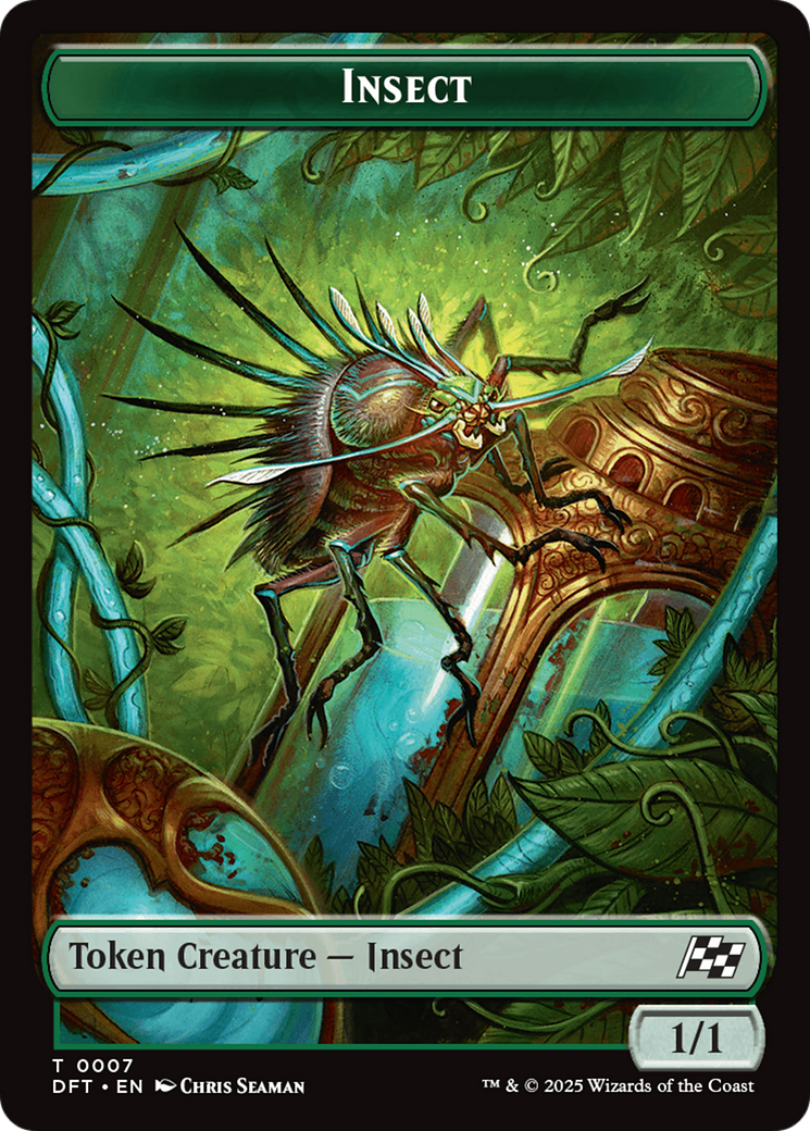 Insect // Elephant Double-Sided Token [Aetherdrift Tokens] | Game Master's Emporium (The New GME)