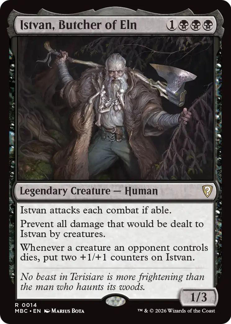 Istvan, Butcher of Eln [Mystery Booster: Commander Edition] | Game Master's Emporium (The New GME)
