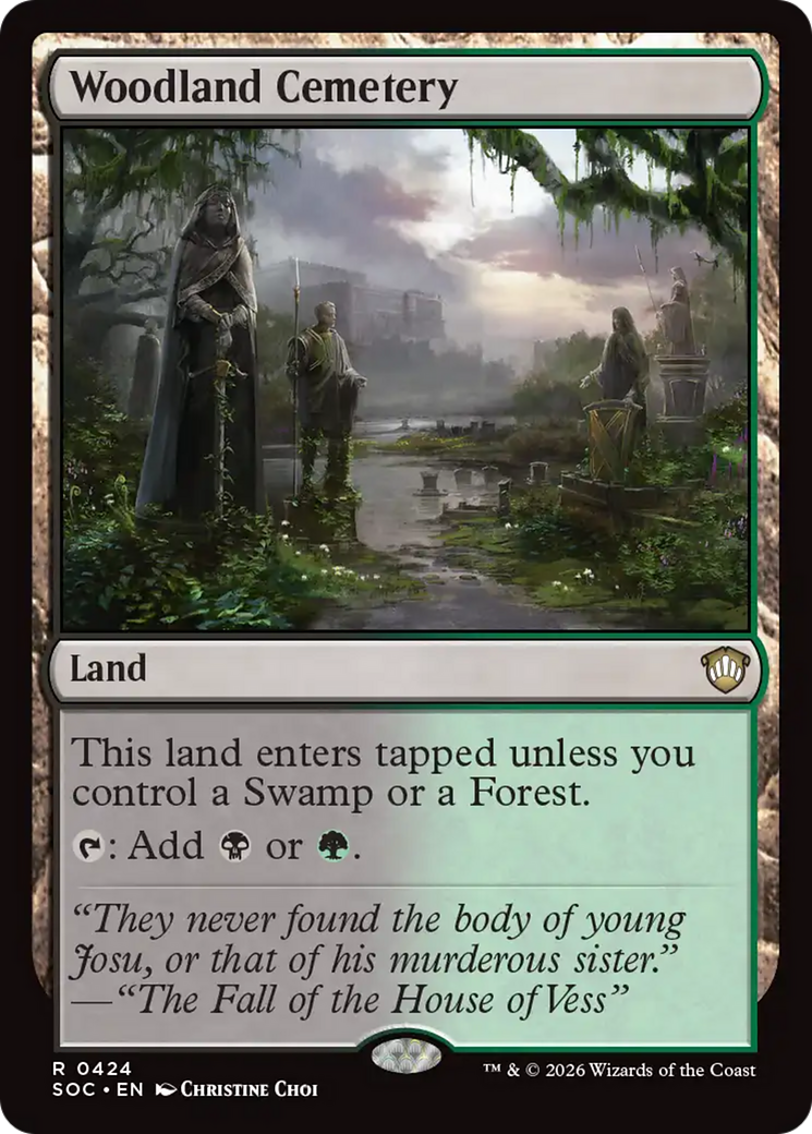 Woodland Cemetery [Secrets of Strixhaven Commander] | Game Master's Emporium (The New GME)