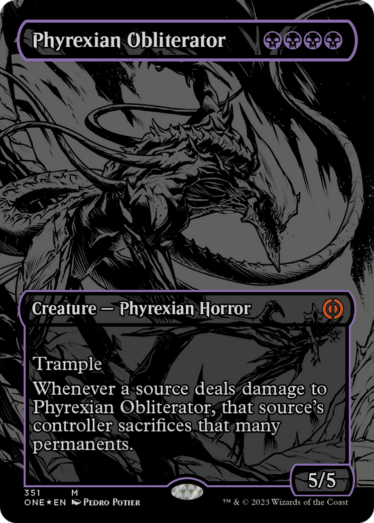 Phyrexian Obliterator (Oil Slick Raised Foil) [Phyrexia: All Will Be One] | Game Master's Emporium (The New GME)
