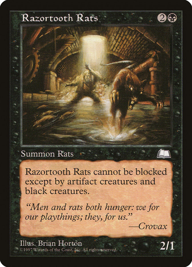 Razortooth Rats [Weatherlight] | Game Master's Emporium (The New GME)