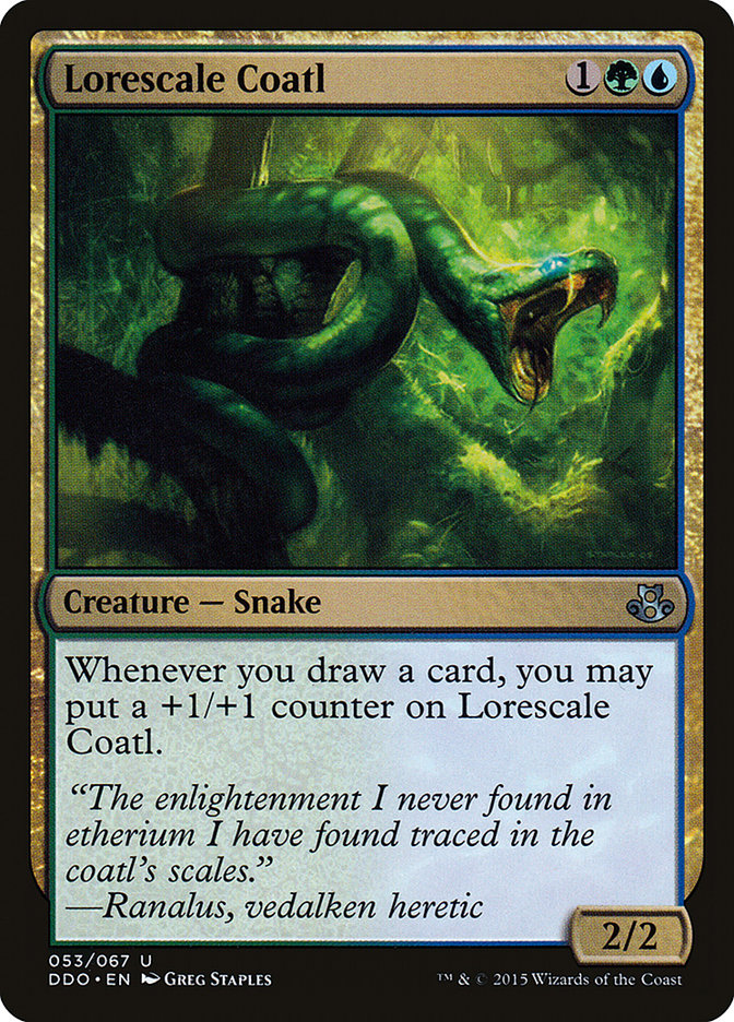 Lorescale Coatl [Duel Decks: Elspeth vs. Kiora] | Game Master's Emporium (The New GME)