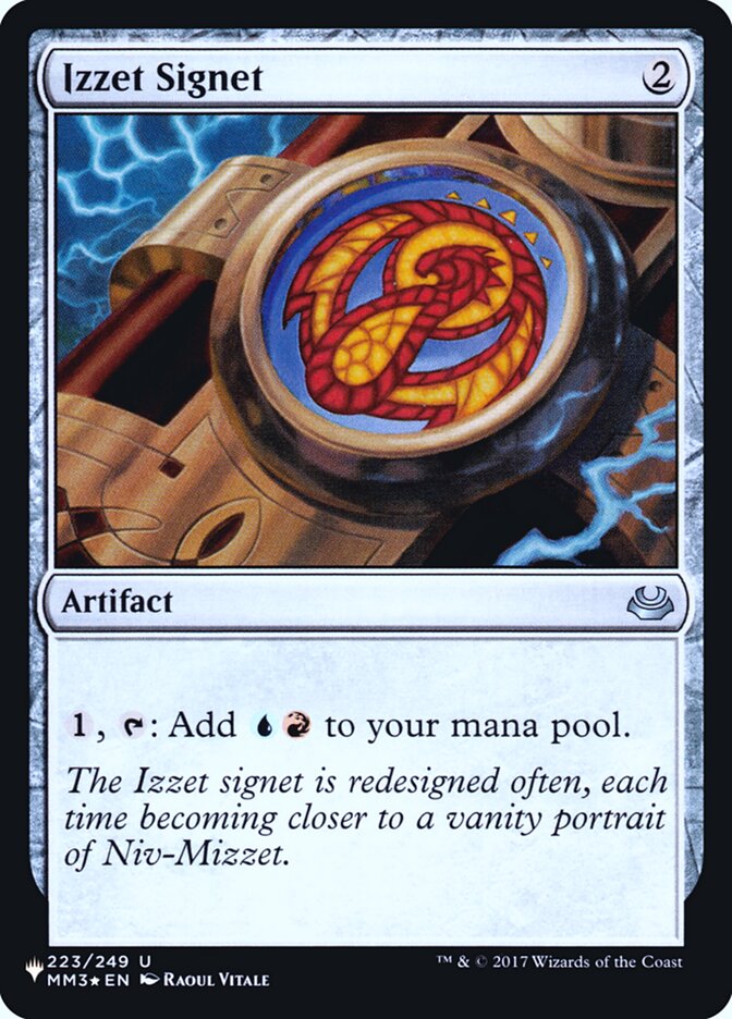 Izzet Signet [Secret Lair: Heads I Win, Tails You Lose] | Game Master's Emporium (The New GME)