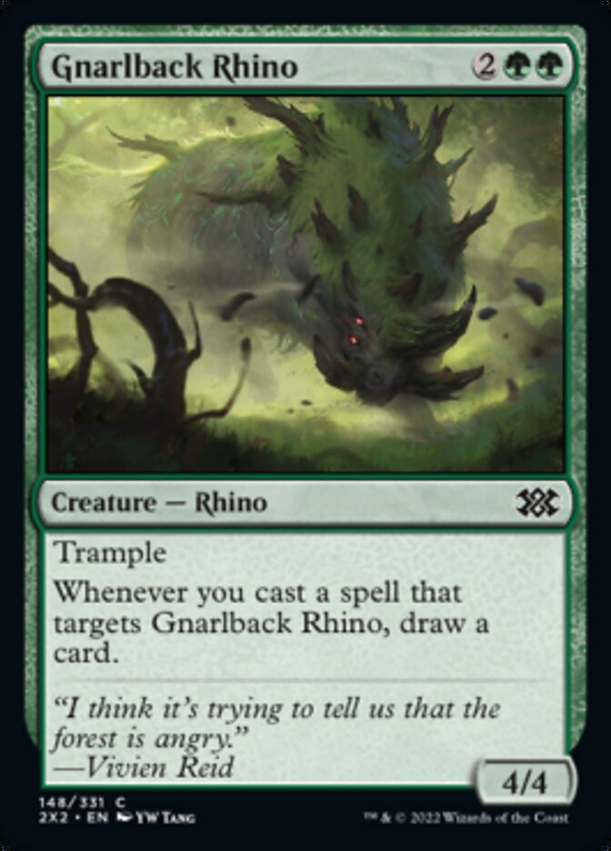 Gnarlback Rhino [Double Masters 2022] | Game Master's Emporium (The New GME)