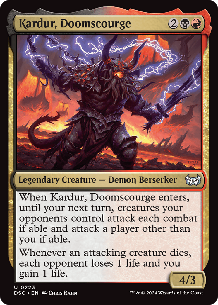 Kardur, Doomscourge [Duskmourn: House of Horror Commander] | Game Master's Emporium (The New GME)