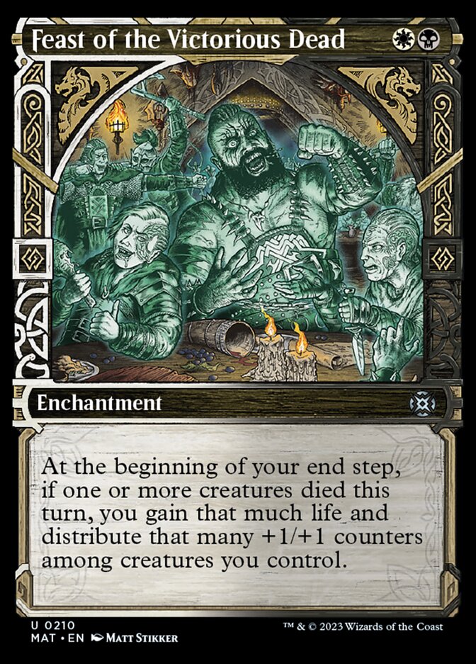 Feast of the Victorious Dead (Showcase Halo Foil) [March of the Machine: The Aftermath] | Game Master's Emporium (The New GME)
