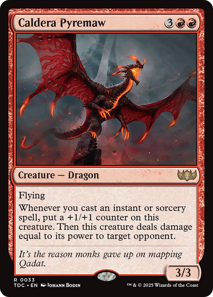 Caldera Pyremaw [Tarkir: Dragonstorm Commander] | Game Master's Emporium (The New GME)