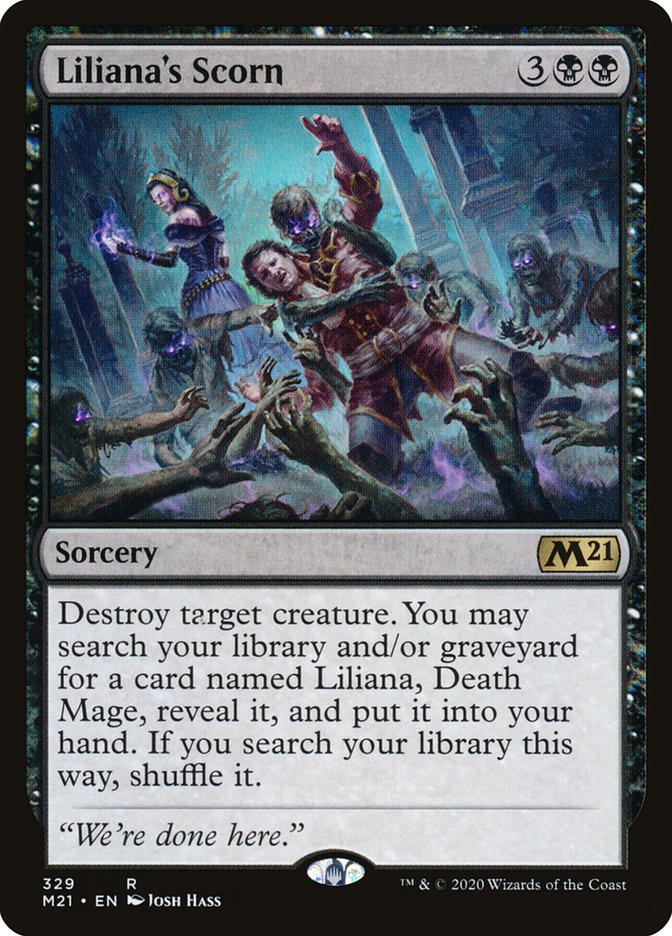 Liliana's Scorn [Core Set 2021] | Game Master's Emporium (The New GME)