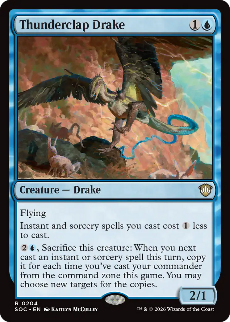 Thunderclap Drake [Secrets of Strixhaven Commander] | Game Master's Emporium (The New GME)