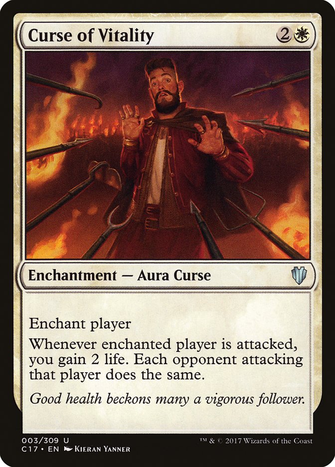 Curse of Vitality [Commander 2017] | Game Master's Emporium (The New GME)