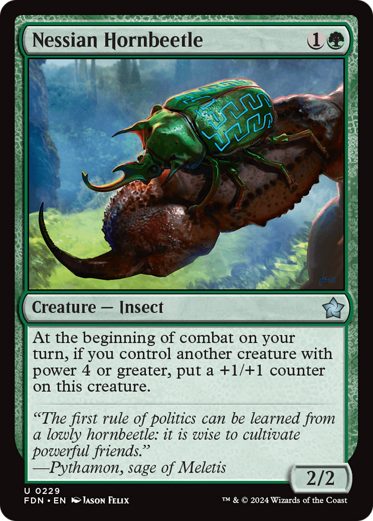 Nessian Hornbeetle [Foundations] | Game Master's Emporium (The New GME)