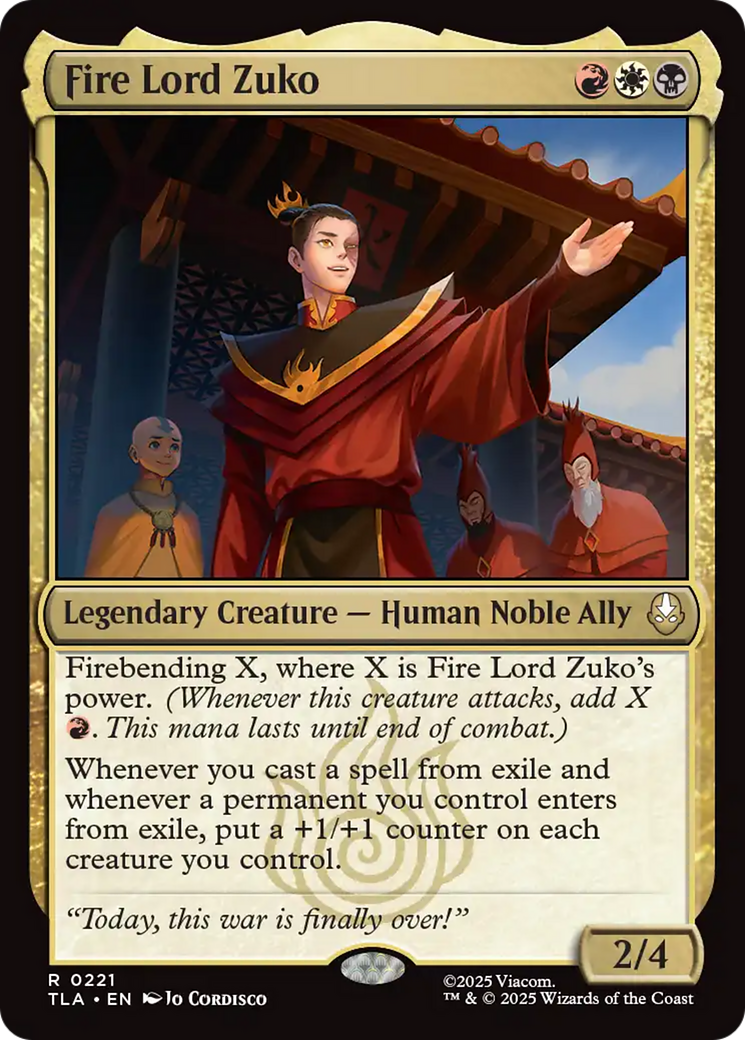 Fire Lord Zuko [Avatar: The Last Airbender] | Game Master's Emporium (The New GME)