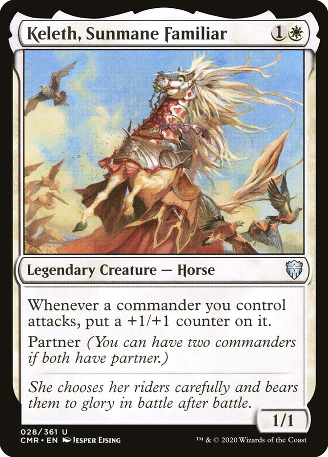 Keleth, Sunmane Familiar [Commander Legends] | Game Master's Emporium (The New GME)