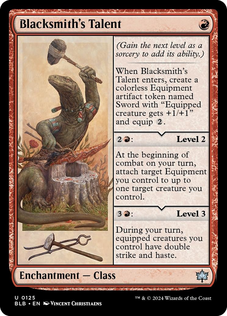 Blacksmith's Talent [Bloomburrow] | Game Master's Emporium (The New GME)