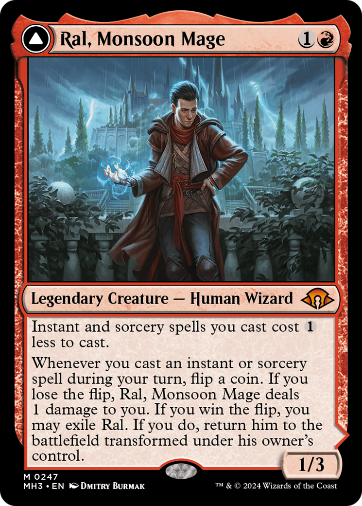 Ral, Monsoon Mage // Ral, Leyline Prodigy [Modern Horizons 3] | Game Master's Emporium (The New GME)