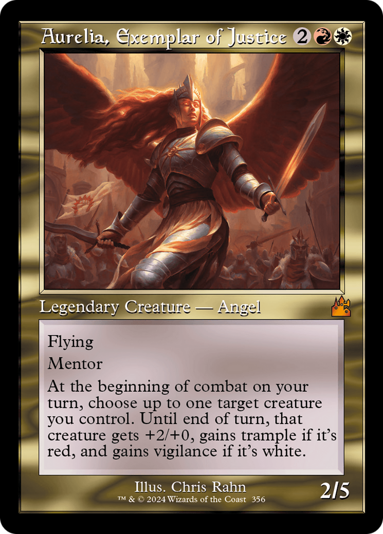 Aurelia, Exemplar of Justice (Retro) [Ravnica Remastered] | Game Master's Emporium (The New GME)