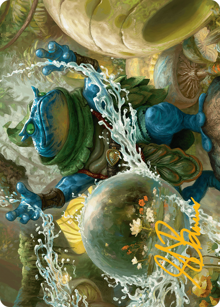 Pond Prophet Art Card (Gold-Stamped Signature) [Bloomburrow Art Series] | Game Master's Emporium (The New GME)