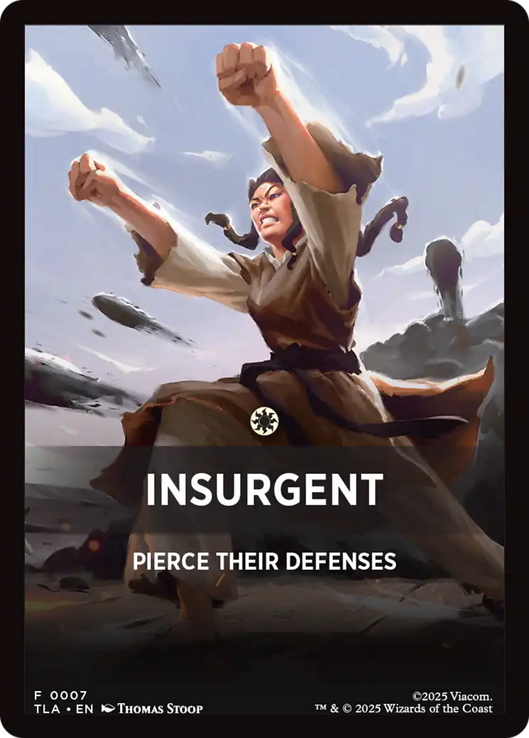 Insurgent Theme Card [Avatar: The Last Airbender Tokens] | Game Master's Emporium (The New GME)