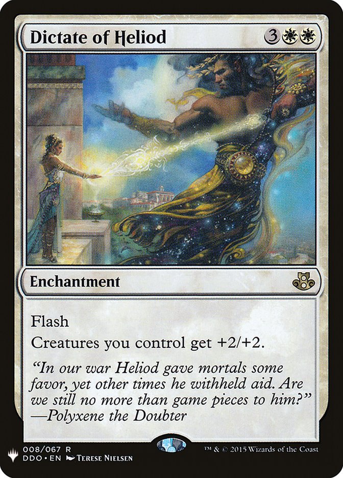 Dictate of Heliod [Mystery Booster] | Game Master's Emporium (The New GME)