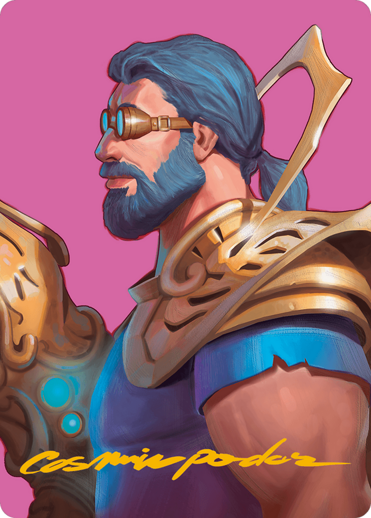 Satya, Aetherflux Genius Art Card (Gold-Stamped Signature) [Modern Horizons 3 Art Series] | Game Master's Emporium (The New GME)